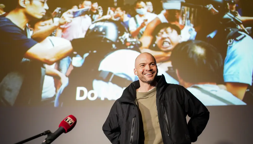 Anders Hammer under en pressekonferanse om Oscar-nominasjoner på Colosseum kino i Oslo mandag. Anders Hammer under en pressekonferanse om Oscar-nominasjoner på Colosseum kino i Oslo mandag.