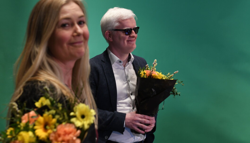 Ny leder for Norsk Journalistlag Dag Idar Tryggestad og ny nestleder Hege Fagerheim. Her fra det digitale landsmøtet til NJ. Ny leder for Norsk Journalistlag Dag Idar Tryggestad og ny nestleder Hege Fagerheim. Her fra det digitale landsmøtet til NJ.