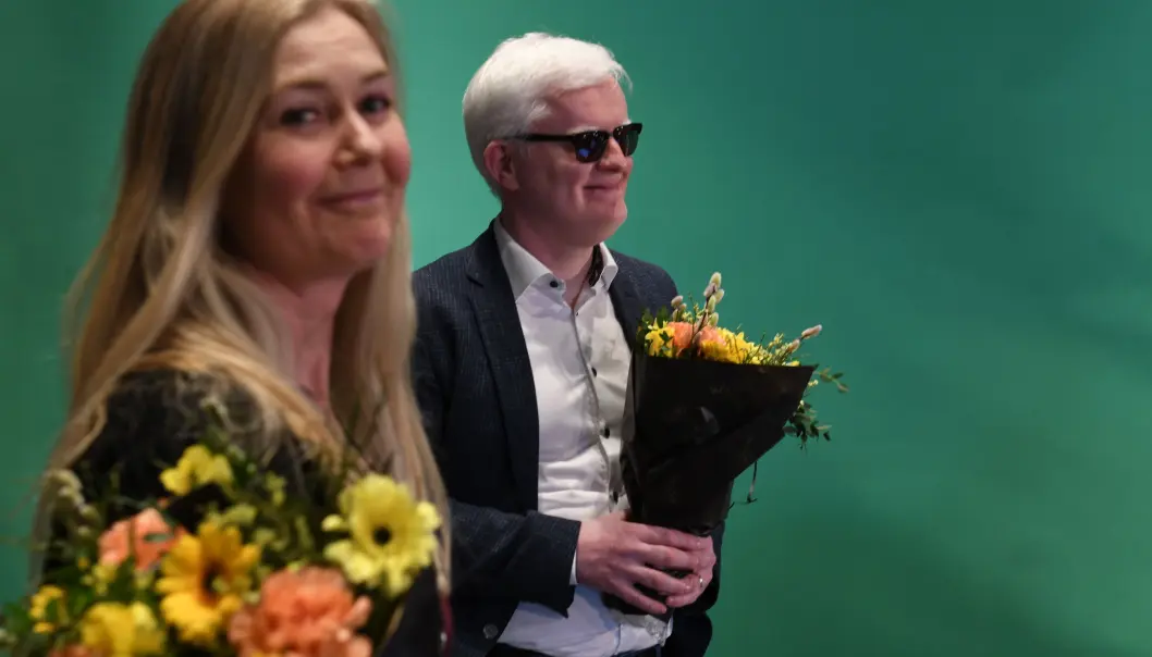 Ny leder for Norsk Journalistlag Dag Idar Tryggestad og ny nestleder Hege Fagerheim. Her fra det digitale landsmøtet til NJ. Ny leder for Norsk Journalistlag Dag Idar Tryggestad og ny nestleder Hege Fagerheim. Her fra det digitale landsmøtet til NJ.