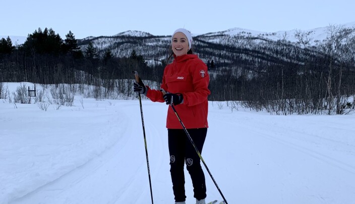 Fayroz Chamdid er klar for en påske med skiturer i fjellet. Fayroz Chamdid er klar for en påske med skiturer i fjellet.