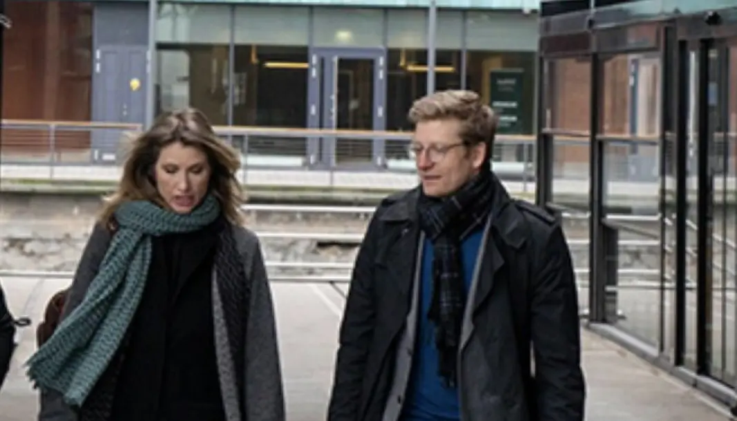 Eva Sannum og Svein Tore Bergestuen i Tut og Mediekjør Eva Sannum og Svein Tore Bergestuen i Tut og Mediekjør