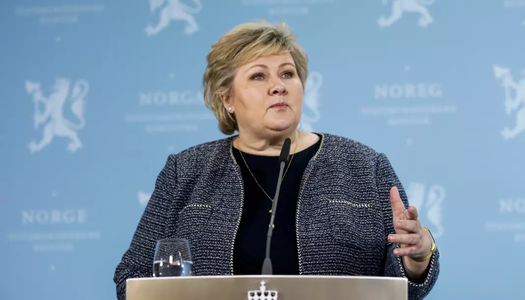 Statsminister Erna Solberg (H).