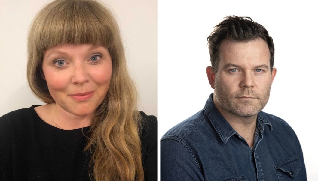 Karen R. Tjernshaugen (44) og Eirik Fardal (41) får nye lederjobber i Aftenposten. Karen R. Tjernshaugen (44) og Eirik Fardal (41) får nye lederjobber i Aftenposten.