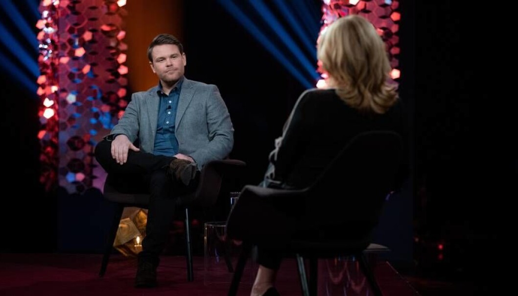 Kristoffer Sørstrønen snakker om drapet på lillesøsteren Stine Sofie, i fredagens Lindmo. Kristoffer Sørstrønen snakker om drapet på lillesøsteren Stine Sofie, i fredagens Lindmo.