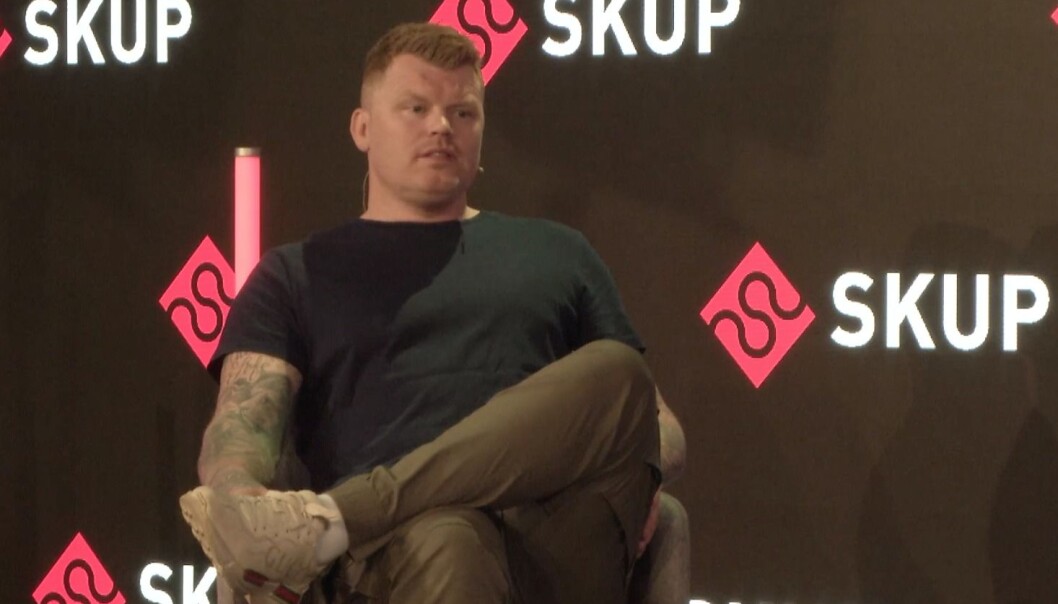 John Arne Riise deltok på «Late Night» i forkant av prisutdelingen under årets SKUP-konferanse. John Arne Riise deltok på «Late Night» i forkant av prisutdelingen under årets SKUP-konferanse.