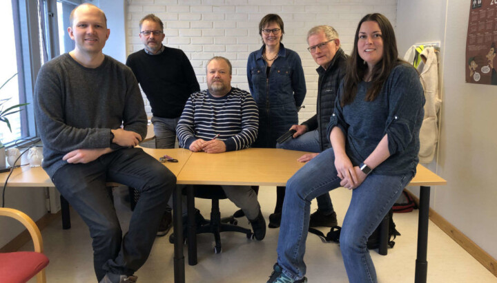F.v: Lars Vingelsgård, Asgeir Røset, Trond Findahl, Anne Skjøtskift, Erland Vingelsgård og Liv Maren Mæhre Vold.