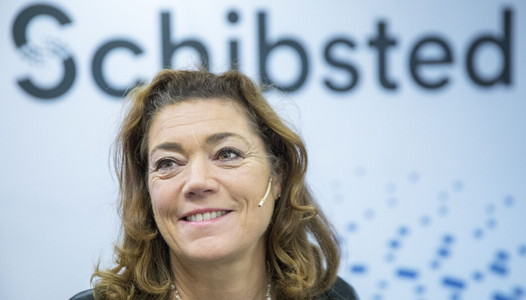 Konsernsjef i Schibsted, Kristin Skogen Lund. Konsernsjef i Schibsted, Kristin Skogen Lund.