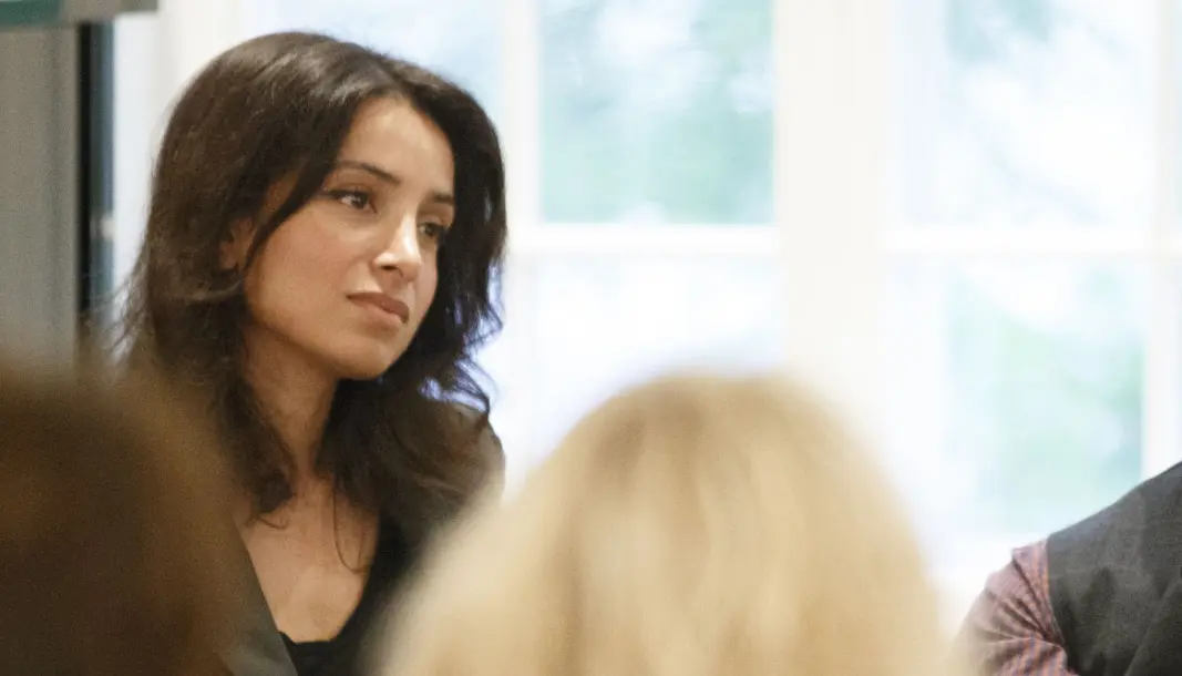 Deeyah Khan avbildet under en Fritt Ord-arrangement i Oslo i 2015. Deeyah Khan avbildet under en Fritt Ord-arrangement i Oslo i 2015.