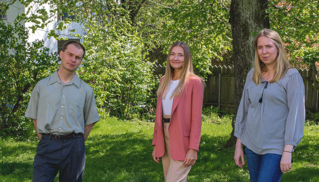 Jonas Sundquist (fra venstre), Jenny Baksaas og Vera Thorvarsdottir har fått fast jobb i Psykologisk.no. Jonas Sundquist (fra venstre), Jenny Baksaas og Vera Thorvarsdottir har fått fast jobb i Psykologisk.no.
