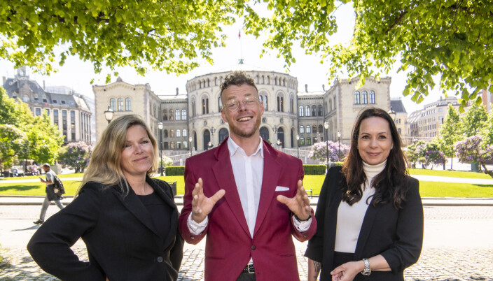 Leder for Valgboden, Martine Aurdal, programleder Steinar Suvatne og prosjektleder Tanja Wibe-Lund. Leder for Valgboden, Martine Aurdal, programleder Steinar Suvatne og prosjektleder Tanja Wibe-Lund.