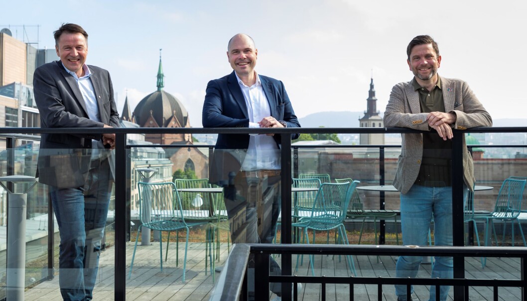 Leder i Norges Bondelag, Lars Petter Bartnes, konsernsjef i Amedia, Anders Møller Opdahl, og konserndirektør strategi, rammevilkår og kommunikasjon i Nortura, Kjell Rakkenes Leder i Norges Bondelag, Lars Petter Bartnes, konsernsjef i Amedia, Anders Møller Opdahl, og konserndirektør strategi, rammevilkår og kommunikasjon i Nortura, Kjell Rakkenes