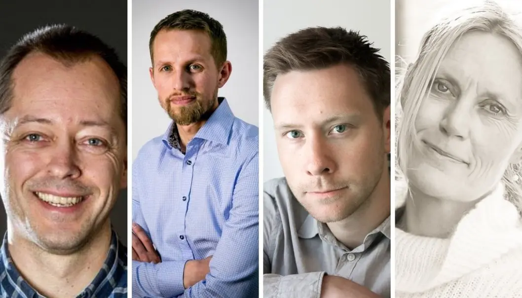 René Svendsen, Helge Nitteberg, Markus Rask Jensen og Guri Jortveit. René Svendsen, Helge Nitteberg, Markus Rask Jensen og Guri Jortveit.