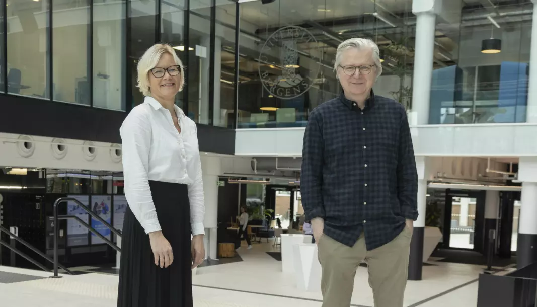 Reportasjeleder Kristine Holmelid og senterleder Per Christian Magnus hos SUJO ser frem til oppstarten av det nye masterprogrammet.