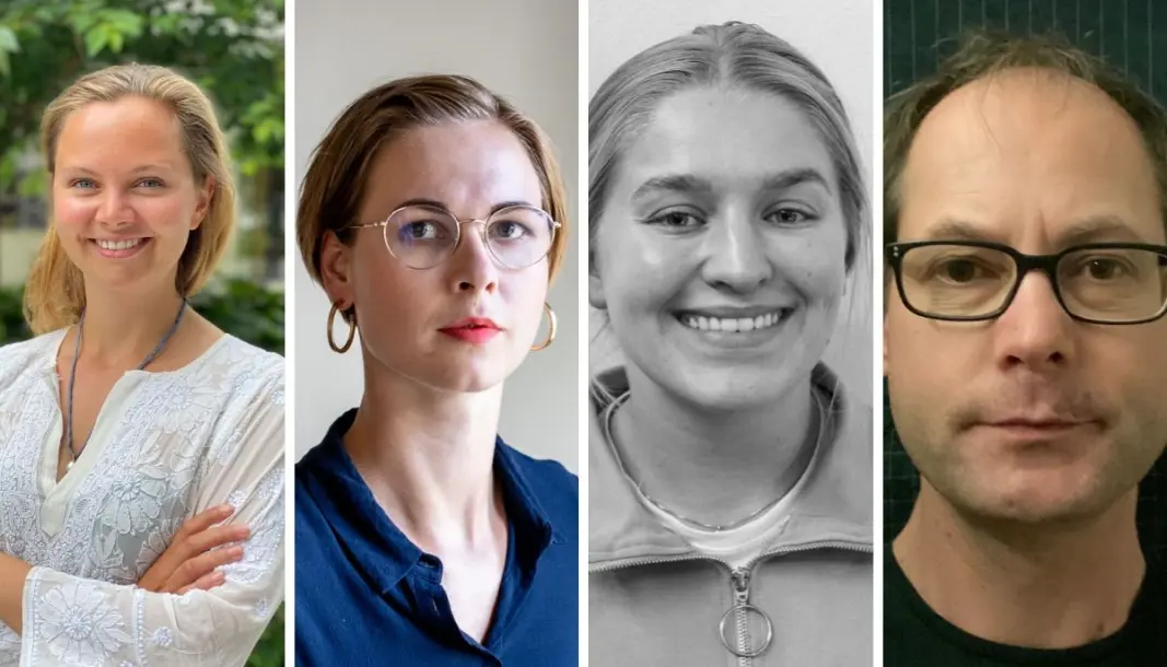 Fra venstre: Påtroppende nyhetsredaktør Andrea Rognstrand, nyhetsjeger Vilde Skorpen Wikan, journalist Sunniva Berggren Kaalaas og sikkerhetspolitisk reporter Mikal Hverven Hem. Fra venstre: Påtroppende nyhetsredaktør Andrea Rognstrand, nyhetsjeger Vilde Skorpen Wikan, journalist Sunniva Berggren Kaalaas og sikkerhetspolitisk reporter Mikal Hverven Hem.
