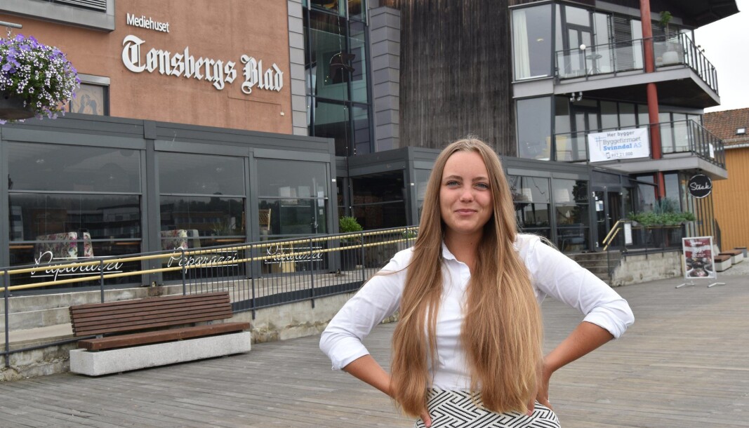 Julia Horn er blitt fast ansatt i Tønsbergs Blad. Julia Horn er blitt fast ansatt i Tønsbergs Blad.