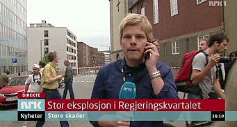 Peter Svaar var NRKs mann ved regjerings­­kvartalet: Da han kom hjem fikk han vite at han kjente terroristen