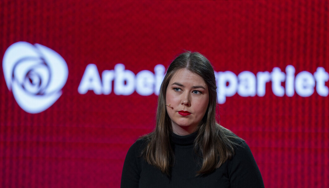 Astrid Hoem snakker om 22. juli og terrorisme under Arbeiderpartiets landsmøte i Oslo.Foto: Terje Pedersen / NTB Astrid Hoem snakker om 22. juli og terrorisme under Arbeiderpartiets landsmøte i Oslo.Foto: Terje Pedersen / NTB