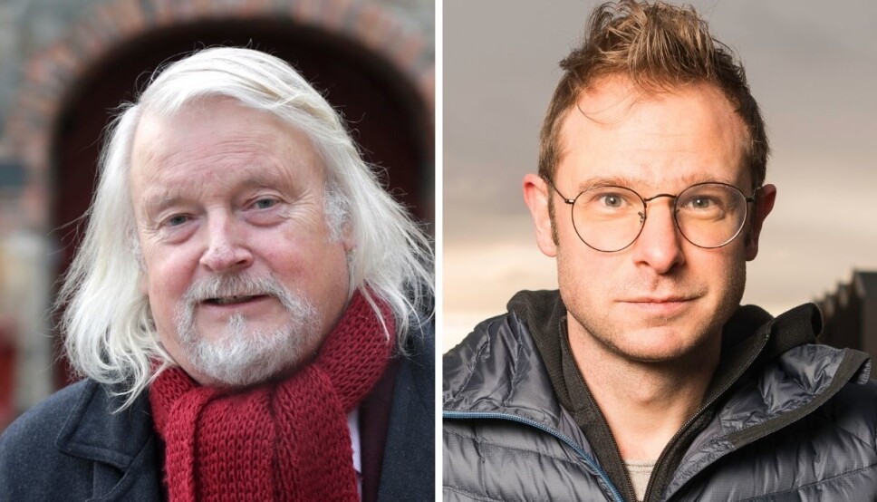 Tidligere generalsekretær i Norsk Presseforbund Per Edgar Kokkvold og ansvarlig redaktør i Trønderdebatt Snorre Valen. Tidligere generalsekretær i Norsk Presseforbund Per Edgar Kokkvold og ansvarlig redaktør i Trønderdebatt Snorre Valen.