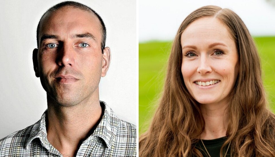 Debattredaktør i Aftenposten, Erik Tornes og Utøya-overlevende Elin L’Estranges. Debattredaktør i Aftenposten, Erik Tornes og Utøya-overlevende Elin L’Estranges.