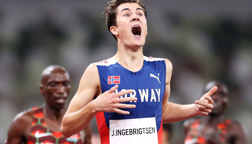 Jakob Ingebrigtsen klinket til og tok OL-gull på distansen 1500 meter i OL i Japan lørdag formiddag norsk tid. Jakob Ingebrigtsen klinket til og tok OL-gull på distansen 1500 meter i OL i Japan lørdag formiddag norsk tid.