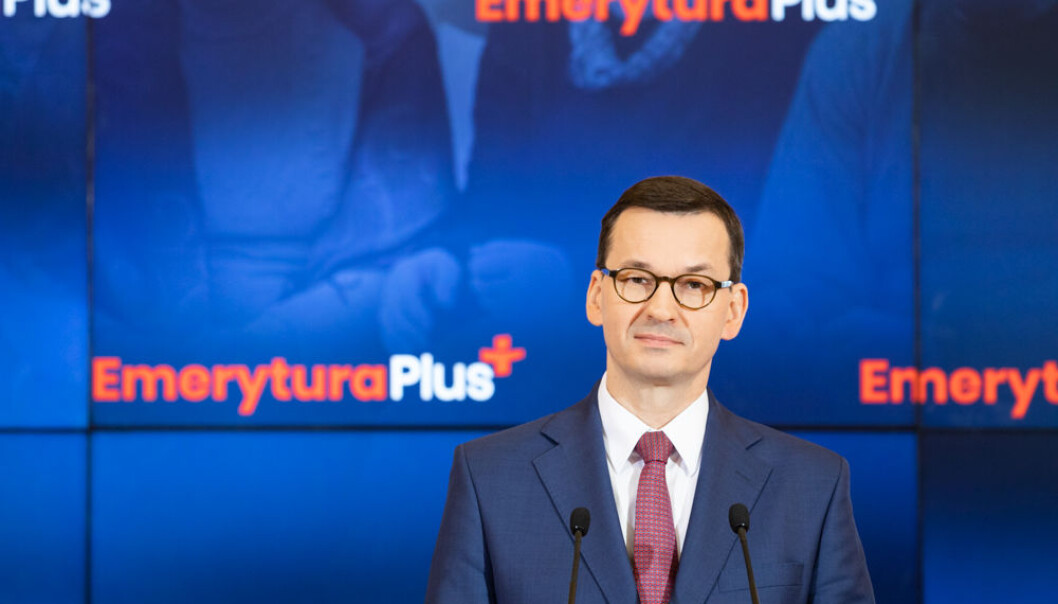 Polens statsminister Mateusz Morawiecki. Polens statsminister Mateusz Morawiecki.