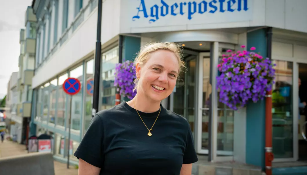 Sjefredaktør i Agderposten, Katrine Lia