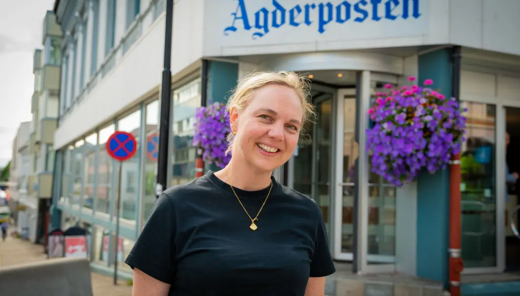 Sjefredaktør i Agderposten, Katrine Lia Sjefredaktør i Agderposten, Katrine Lia