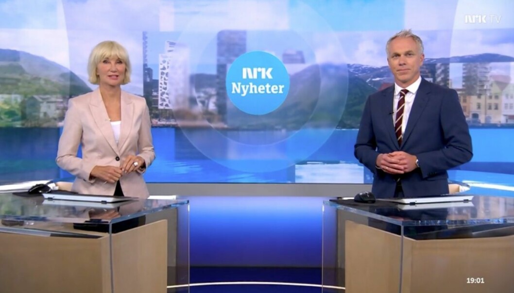 Journalistene Nina Owing og Petter Oulie-Hauge var ankere på Dagsrevyen-innslaget som er klaget inn.