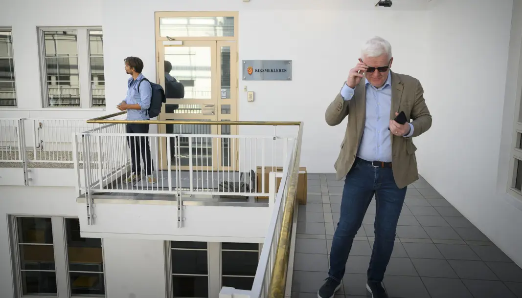 Ståle Lidsheim fra sekretariatet i Norsk Journalistlag og leder Dag Idar Tryggestad. Ståle Lidsheim fra sekretariatet i Norsk Journalistlag og leder Dag Idar Tryggestad.