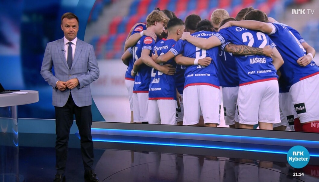 Finn en feil: NRK Dagsrevyen 21 tok feil av kvinnelaget og herrelaget til Vålerenga. Finn en feil: NRK Dagsrevyen 21 tok feil av kvinnelaget og herrelaget til Vålerenga.