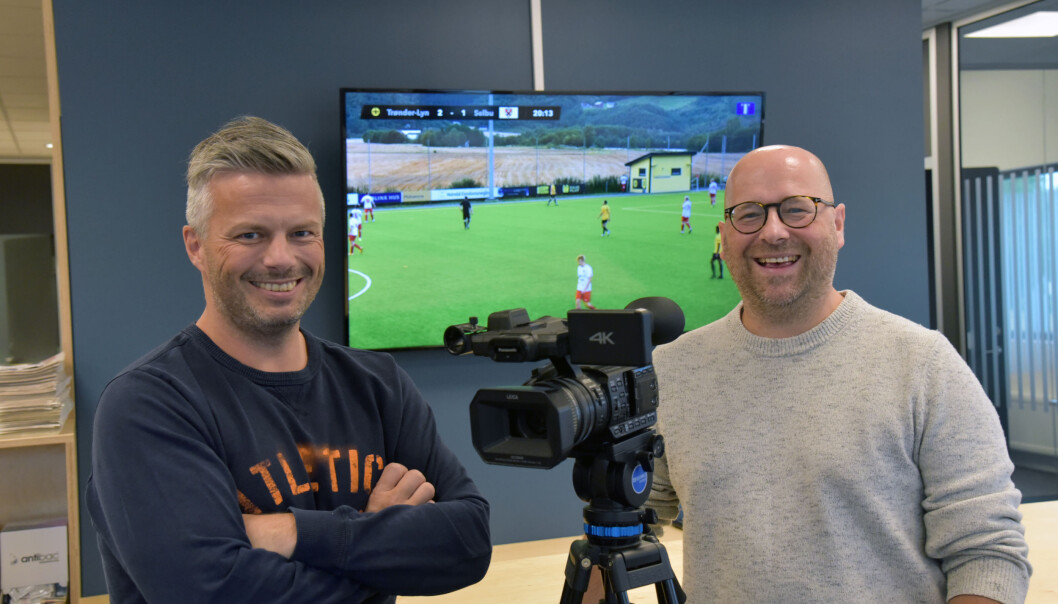 Journalist Truls Lereggen (t.v.) og redaktør Lars Østraat i Trønderbladet er fornøyde med responsen på streaming-satsingen. Journalist Truls Lereggen (t.v.) og redaktør Lars Østraat i Trønderbladet er fornøyde med responsen på streaming-satsingen.