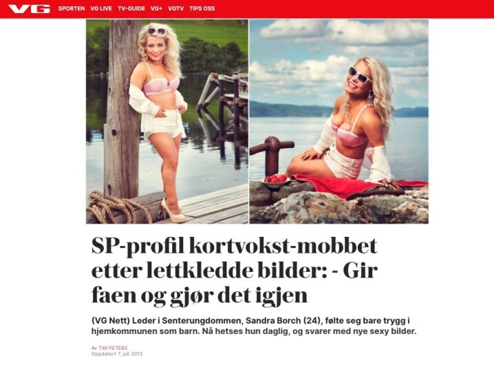 Sandra Borch og Senterpartiungdommen er ikke redde for å vise den nakne sannheten om Bygde-Norge.