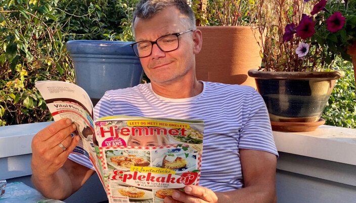 Redaktør Ole Martin Bjørklid gleder seg over gode lesertall for Hjemmet. Redaktør Ole Martin Bjørklid gleder seg over gode lesertall for Hjemmet.