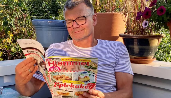 Redaktør Ole Martin Bjørklid gleder seg over gode lesertall for Hjemmet. Redaktør Ole Martin Bjørklid gleder seg over gode lesertall for Hjemmet.