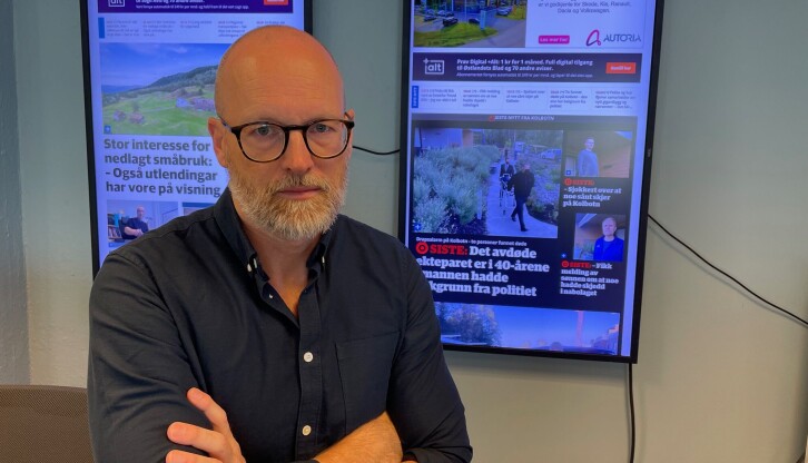 Ansvarlig redaktør, Martin Gray, er ikke fornøyd med Øst politidistrikts kommunikasjon.