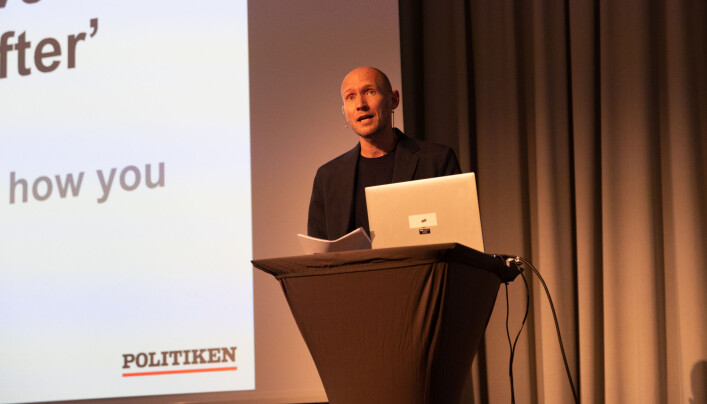 Forside- og nyhetsredaktør i den danske avisen Politiken, Morten Frich.