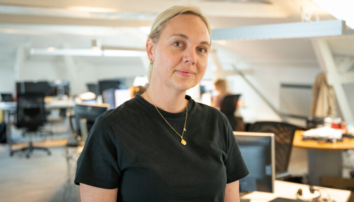 Agderposten og redaktør Katrine Lia fikk ubudne gjester inn i redaksjonslokalene i helgen.