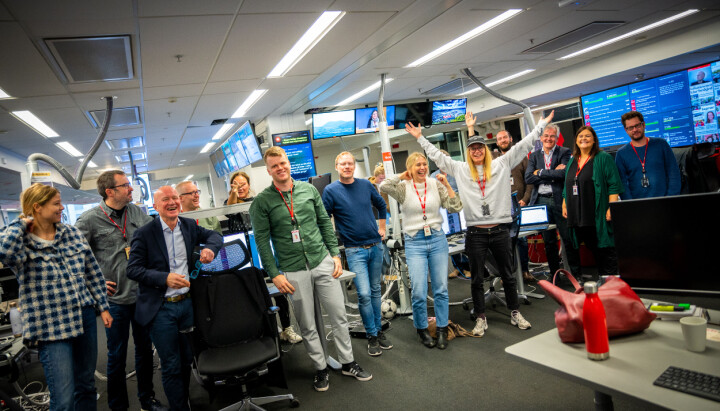 VG-redaksjonen jubler etter gjenåpning