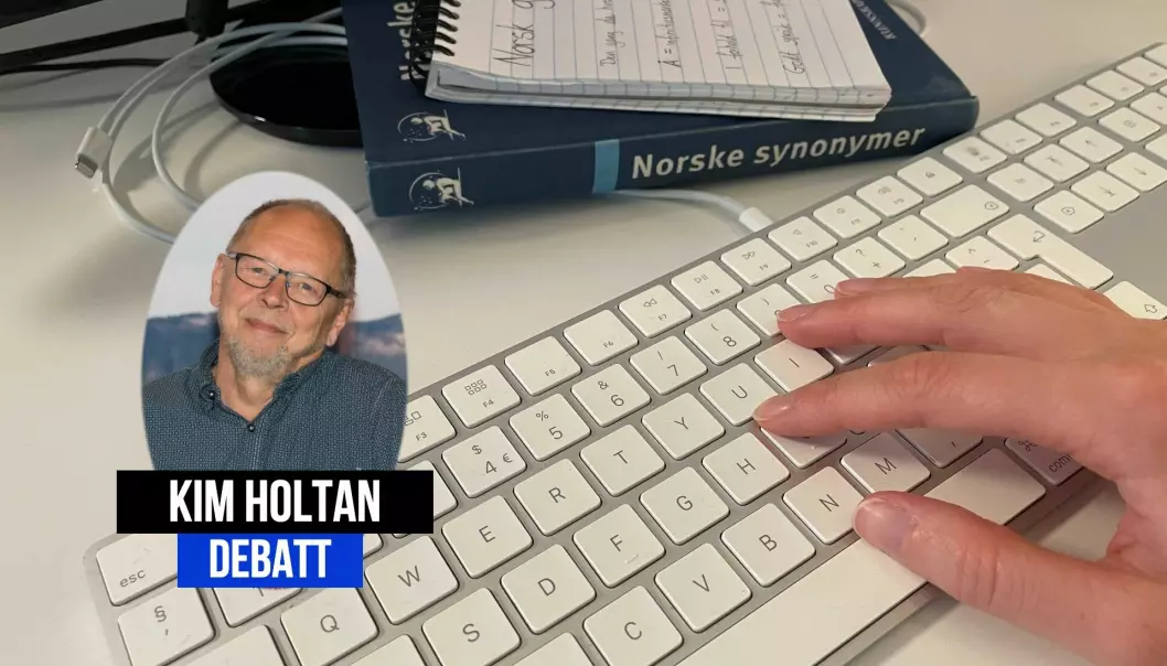 Som snakkende radiojournalist, vil Kim Holtan slå et slag for skrivende journalister.