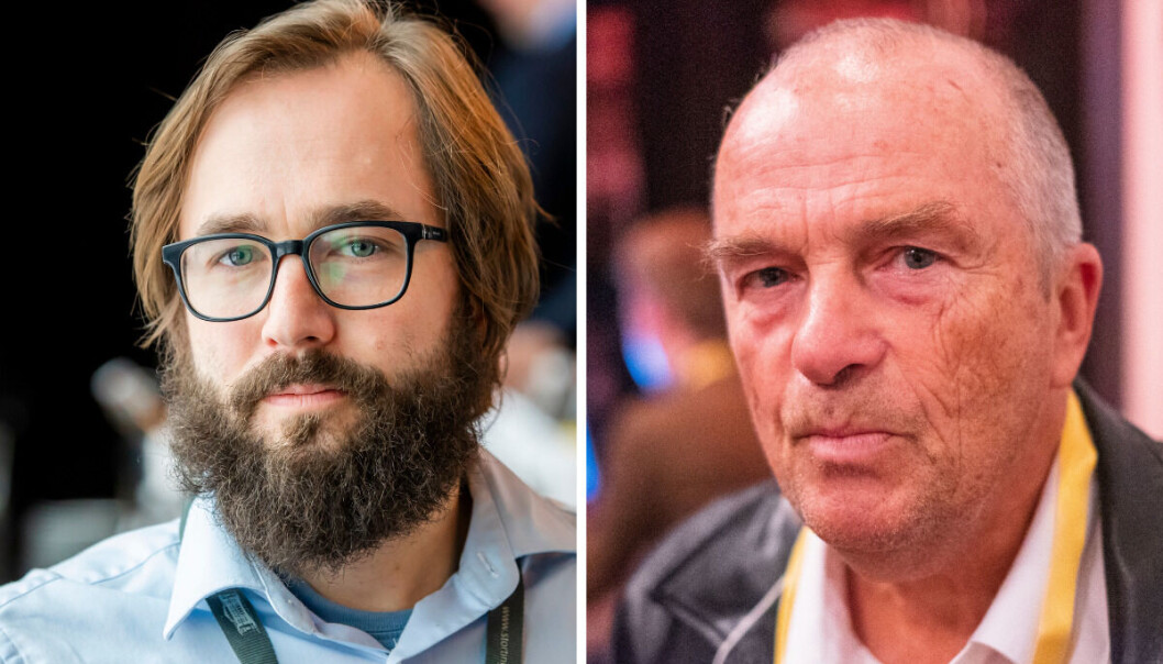 Harald S. Klungtveit, redaktør i Filter Nyheter og Hans Rustad, redaktør i Document.no. Harald S. Klungtveit, redaktør i Filter Nyheter og Hans Rustad, redaktør i Document.no.