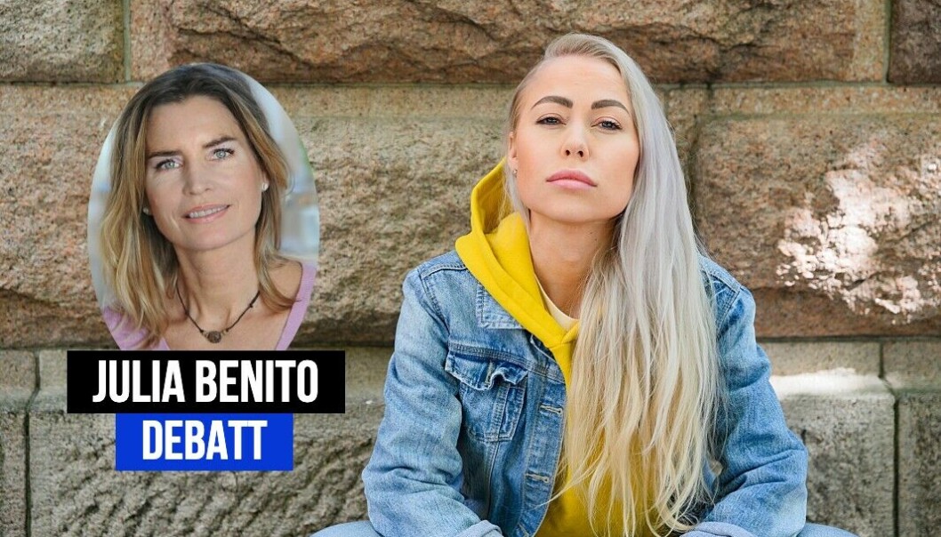 Julia Benito kritiserer Aftenposten-journalist Ingeborg Senneset. Julia Benito kritiserer Aftenposten-journalist Ingeborg Senneset.