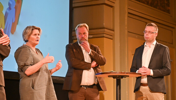 NRKs krimkommentator Olav Rønneberg, Oslo politidistrikts Grete Lien Metlid og advokat Jon Anders Hasle var invitert til debatt under Rettssikerhetskonferansen 2021.