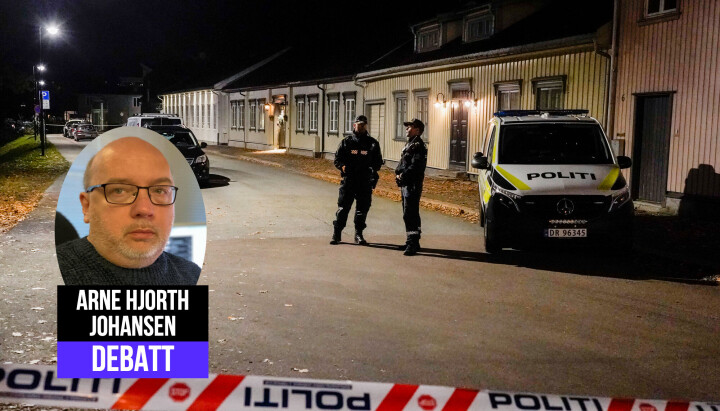 Journalist Arne Hjorth Johansen hyller journalistene i Laagendalsposten etter drapene i Kongsberg.