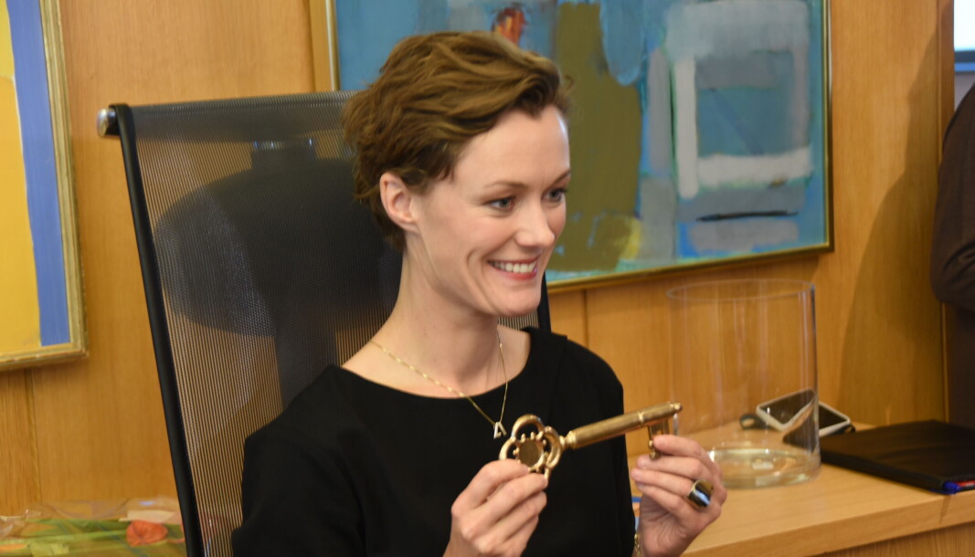 Anette Trettebergstuen har fått nøkkelen til kulturminister-kontoret. 14. oktober 2021 Anette Trettebergstuen har fått nøkkelen til kulturminister-kontoret. 14. oktober 2021