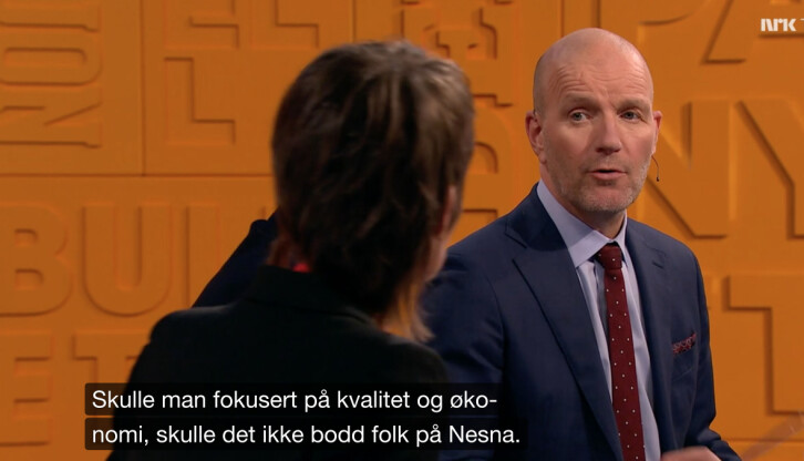 Programleder for Nytt på nytt, Bård Tufte Johansen.