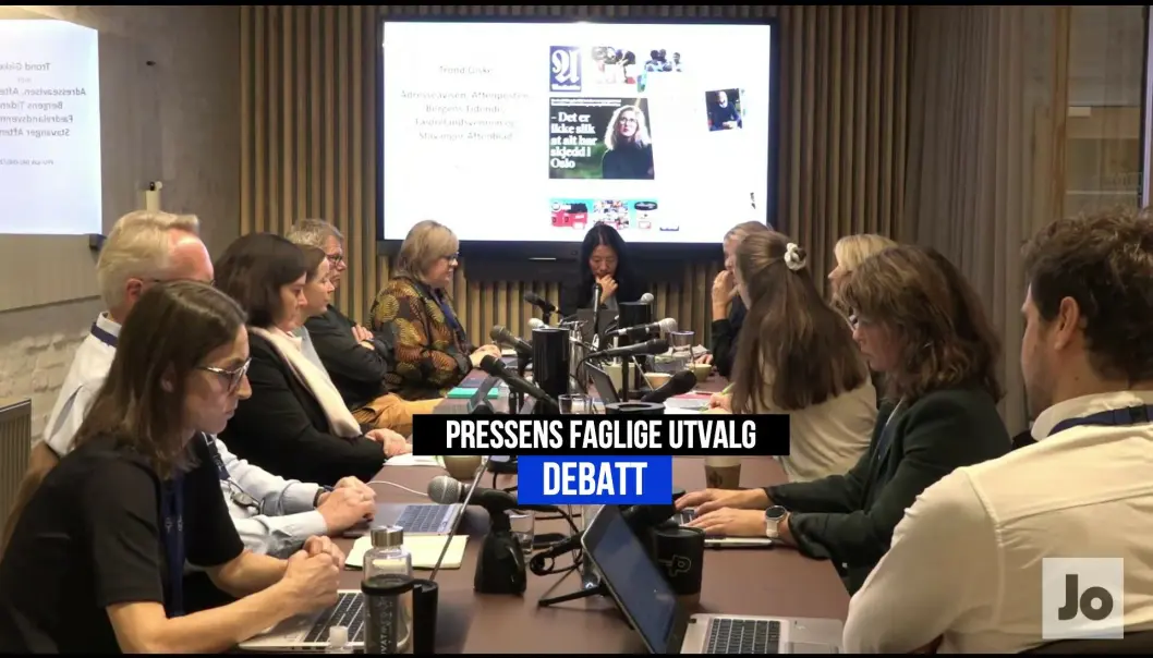 Pressens Faglige Utvalg jobbet med Trond Giskes klage på forrige PFU-møte Pressens Faglige Utvalg jobbet med Trond Giskes klage på forrige PFU-møte