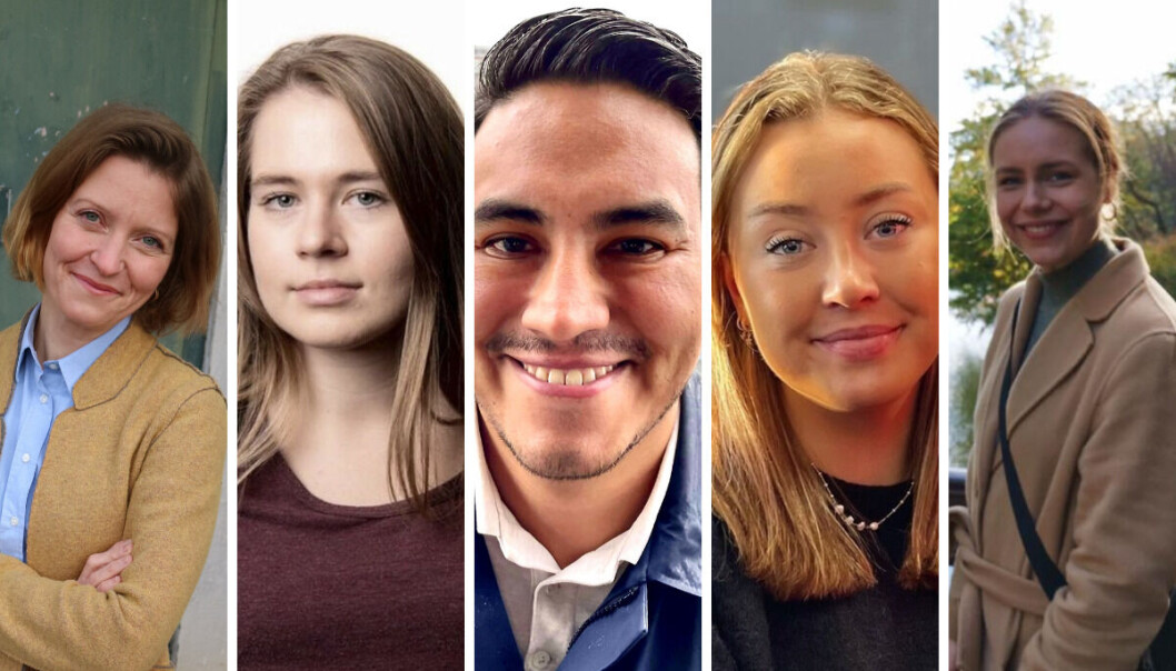 Camilla Berg Hansen, Nora Charlotte Lindtner, Erik Sergio Auklend, Kaia Nustad Haugen og Maria Sirevåg Wilhelmsen. Camilla Berg Hansen, Nora Charlotte Lindtner, Erik Sergio Auklend, Kaia Nustad Haugen og Maria Sirevåg Wilhelmsen.