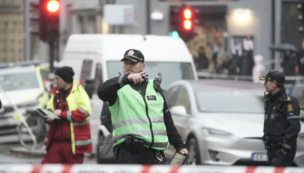 Politiet og nødetatene var raskt på stedet i Bislett i Oslo. Politiet og nødetatene var raskt på stedet i Bislett i Oslo.