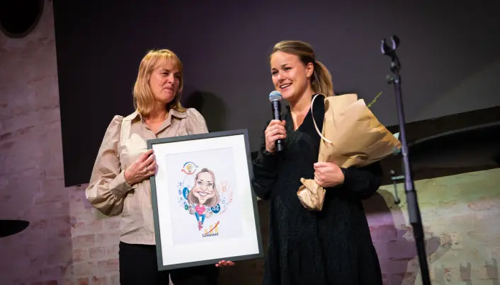 Mari-Marthe Aamold fikk prisen for årets talent Mari-Marthe Aamold fikk prisen for årets talent