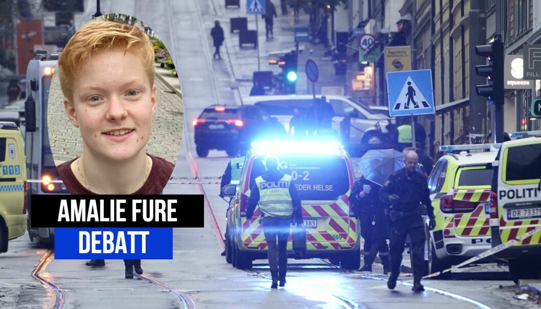 Amalie Fure mener mediene var for lite varsomme da de først skrev om mannen med kniv som ble skutt av politiet og døde.